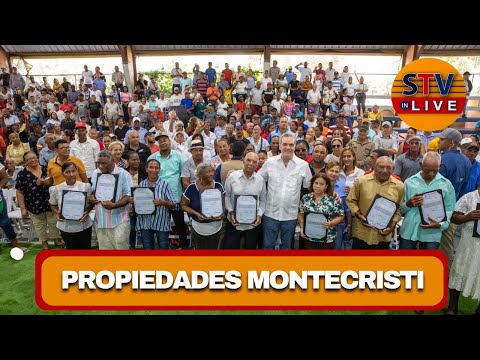 PRESIDENTE LUIS ABINADER ENCABEZA LA ENTREGA DE 400 APARTAMENTOS EN MONTECRISTI