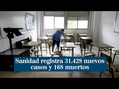 Coronavirus España: Sanidad registra 31.428 nuevos casos y 168 muertos