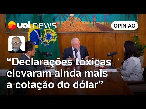 Josias: Lula deu declarações tóxicas que elevaram ainda mais a cotação do dólar