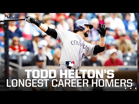 Relive Todd Heltons Longest Career Home Runs!