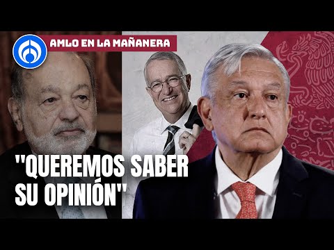 AMLO pide a Salinas Pliego, Slim y Larrea hablar de sobrerrepresentación