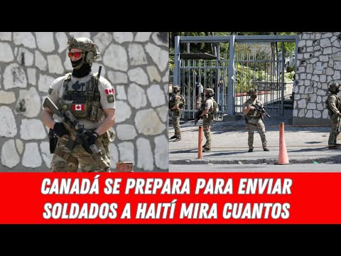 CANADÁ SE PREPARA PARA ENVIAR SOLDADOS A HAITÍ MIRA CUANTOS
