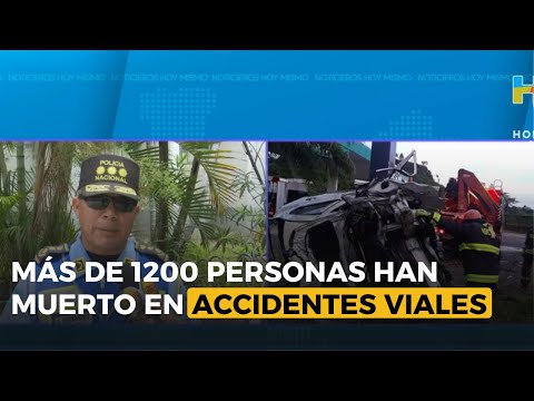 Más de 1200 personas han muerto en accidentes viales en lo que va del presente año