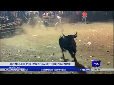 Joven muere por embestida de toro en Guarare?, Los Santos