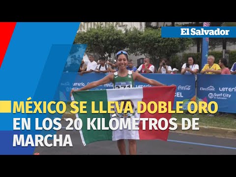 México se lleva el doble oro de los 20 kilómetros de marcha en los Juegos Centroamericanos