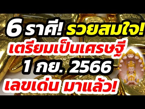 ดูดวง6ราศีได้รวยสมใจ!1กย