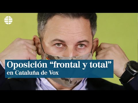 Abascal: Vox va a estar en la oposición total y frontal en el Parlamento de Cataluña