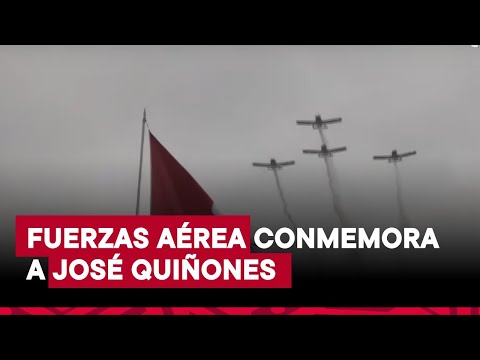 Fuerza Aérea conmemora su día y rinde homenaje a José Abelardo Quiñones