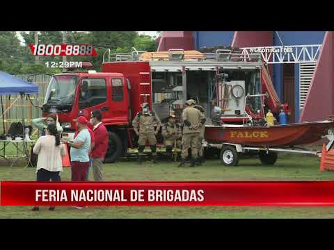 Feria de brigadas municipales e instituciones de respuesta en Nicaragua