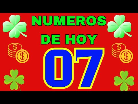 NÚMEROS DE LA SUERTE PARA HOY 07  NÚMEROS RECOMENDADOS PARA HOY 07 DE SEPTIEMBRE  2024