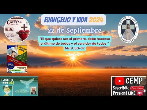 Reflexión Evangelio, Domingo 22 de Septiembre del 2024, P. Carlos Gastón Kitegroski CEMP