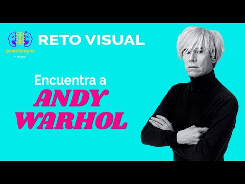 Reto Visual. Encuentra en la imagen a Andy Warhol, el genio del arte pop | PASATIEMPOS