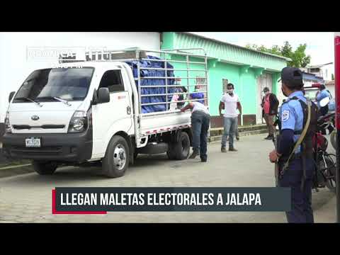 Jalapa recibe el material electoral para el próximo 07 de noviembre - Nicaragua