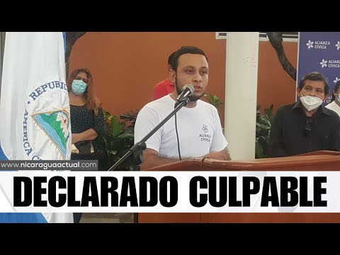 Justicia Sandinista condena a Jason Salazar, joven universitario de Nicaragua