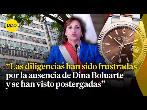 No nos abrió la puerta: Fiscalía señala que Dina Boluarte frustró diligencia por caso Rolex