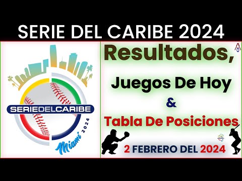 Resultados y Tabla de posiciones en la Serie del Caribe 2024 - Miami