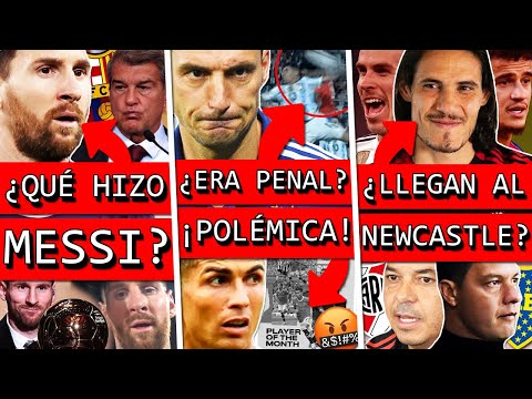 MESSI fue VIRAL por esto ¿Traicionó BARÇA ¿Hubo PENAL de PARAGUAY+ Polémica CR7+ NEWCASTLE fichaje