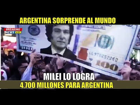 MILEI LO LOGRA! 4,700 millones de do?lares con el FMI para ARGENTINA
