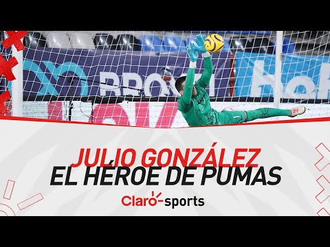 Julio González no aguanta el llanto tras ser el héroe de Pumas