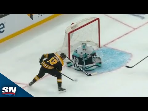 Bruins Charlie Coyle Undresses Krakens Joey Daccord For Filthy Power Play Goal