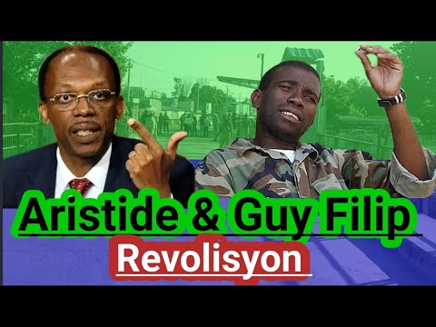 Jean Bertrand Aristide Rejwenn Guy Philippe Pou Change Peyi Dayiti / Revolisyon an Rèd