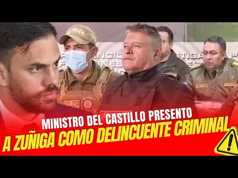 Del Castillo llama “DELINCUENTE, CRIMINAL” a ZÚÑIGA antes de presentarlo a los medios