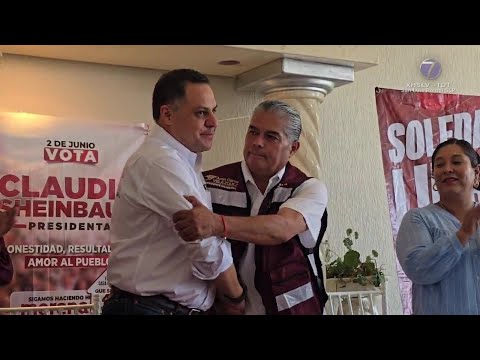 Declina Jorge Arreola en favor de Juan Carlos Velázquez, candidato a la alcaldía de SGS por MORENA