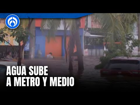 #envivo Lluvias no dan tregua en Acapulco; inundaciones atrapan a familias