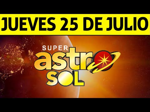 Resultado de ASTRO SOL del Jueves 25 de Julio de 2024  SUPER ASTRO