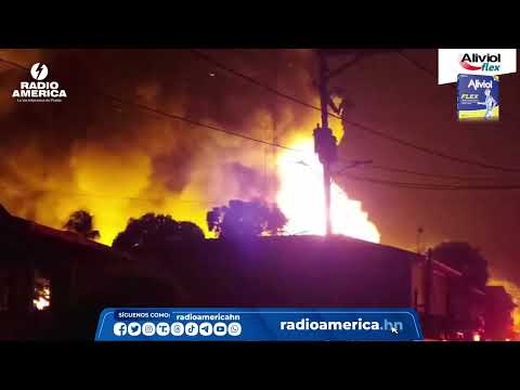 Incendio en la Isla de Roatán, Honduras
