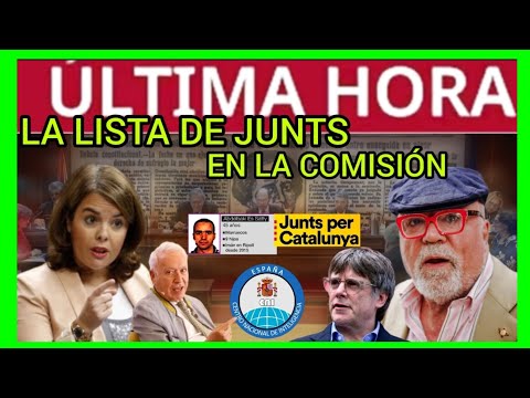 COMPARECENCIA A LA COMISIÓN DE INVESTIGACIÓN DEL CNI POR JUNTS