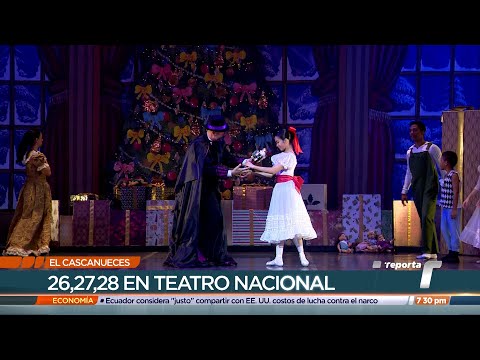 Teatro Nacional brillará con clásico Ballet El Cascanueces