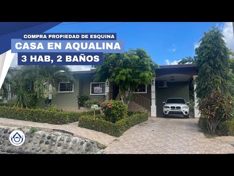 Venta de Casa de Esquina en Urbanización Aqualina, San Pablo Viejo. 6981.5000