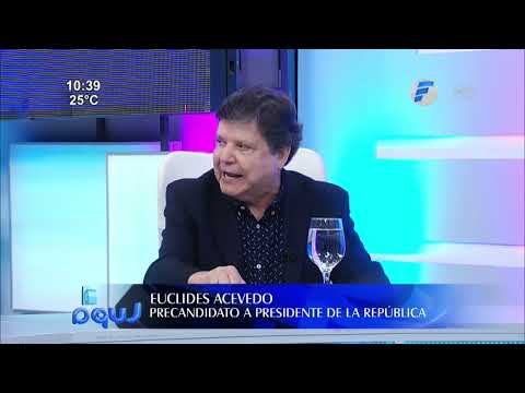 Entrevista a Euclides Acevedo, precandidato presidencial con miras al 2023