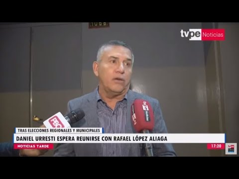 Excandidato Daniel Urresti precisó que está dispuesto a reunirse con Rafael López Aliaga