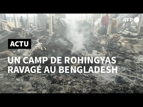 Bangladesh : un incendie ravage un camp de Rohingyas, 2.000 personnes sans abri | AFP
