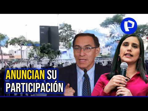 Verónika Mendoza y Martín Vizcarra anuncian su participación en tercera 'Toma de Lima'