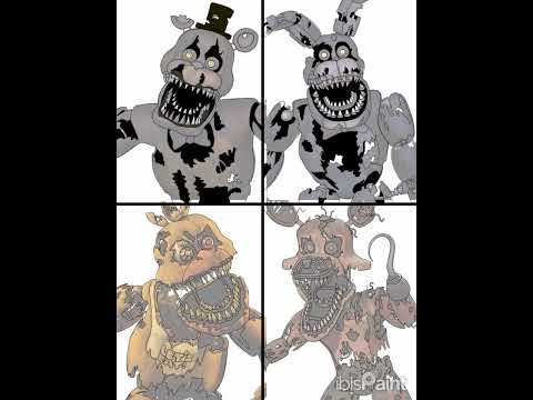 Edith FNAF 4 Animatronic nightmare  //frocky_copi//