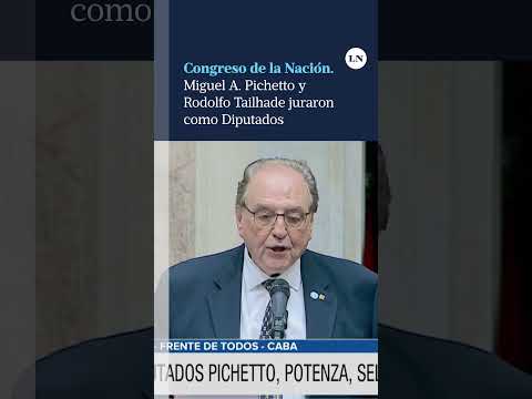 Miguel A. Pichetto y Rodolfo Tailhade juraron como Diputados; Congreso de la Nación