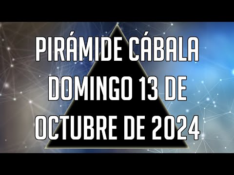 ? Pirámide Cábala para el Domingo 13 de Octubre de 2024 - Lotería de Panamá