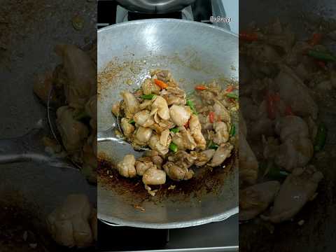 แจกสูตรไก่ผัดกระเทียมพริกขี้หน