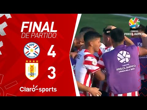 Resumen Final | Paraguay (4-3) Uruguay | Preolímpico Conmebol Venezuela 2024