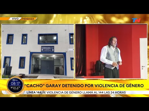 El humorista Cacho Garay fue detenido tras la denuncia de su esposa por violencia de género