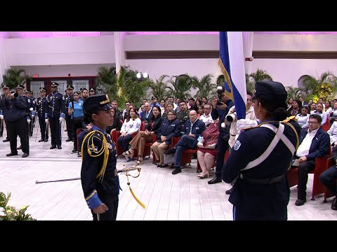 Presidente Ortega participa en promoción de la Universidad de Ciencias Policiales