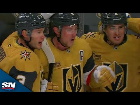 Golden Knights Jack Eichel Dangles Around Jordan Binnington For Slick Backhand Goal