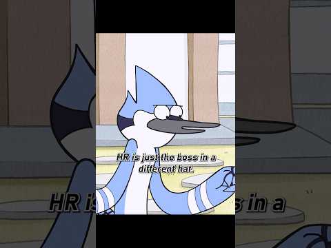 HR is just the boss in a different hat. 🧢🤡#shortvideo #shorts #foryou #regularshow