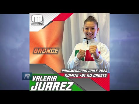 La karateka potosina Valeria Juárez obtiene bronce en panamericano
