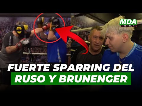 El INTENSO SPARRING entre EL RUSO y BRUNENGER