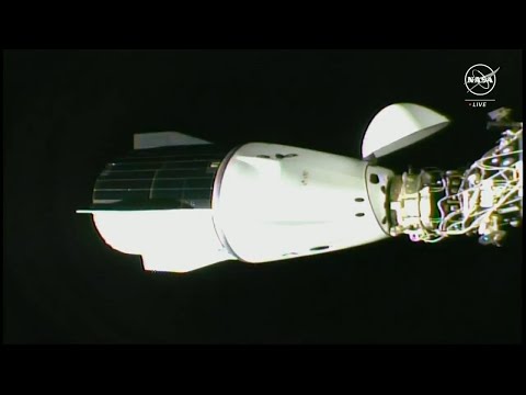 Space capsule with four crew members arrives at International Space Station