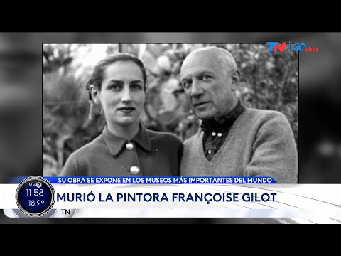 Murió la pintora Françoise Gilot, una de las mujeres de Picasso y madre de 2 de sus hijos